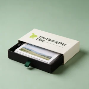 Custom photography sliding drawer box with photo prints