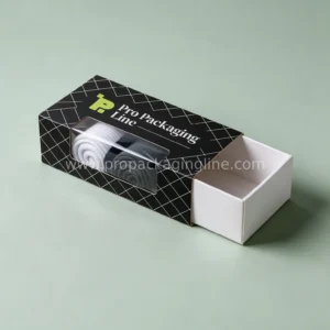 Custom sports sleeve and tray box with PVC window and socks